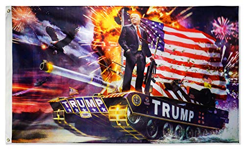 DFLIVE Donald Trump for President 2024 Tank Flag Keep America Great ...