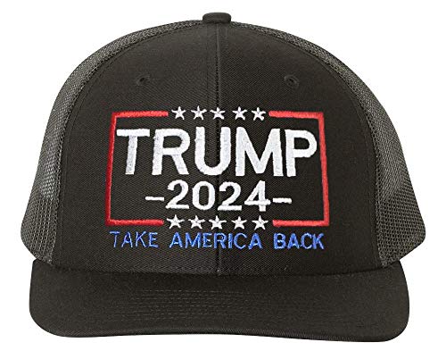 Tropic Hats Adult Embroidered Trump 2024 Take America Back 6 Panel ...